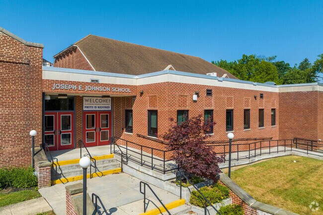 Johnson Elementary serves students from nearby neighborhoods in the Red Clay district.