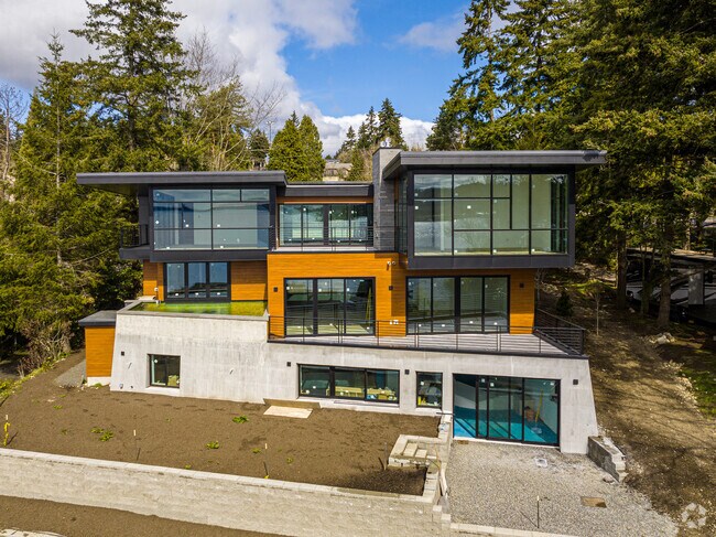 Southwest Bellevue has many contemporary homes.