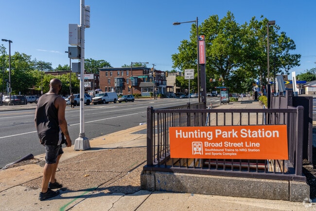 Locals in North Philadelphia have the convenience of Septa subway at Hunting Park Station.