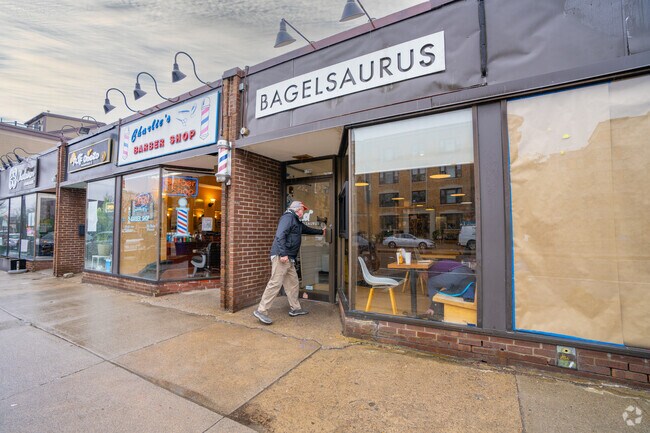 Bagelsaurus is a local favorite in Neighborhood Nine.