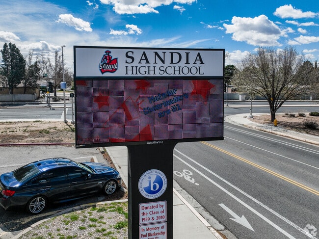 Sandia High School Sign.
