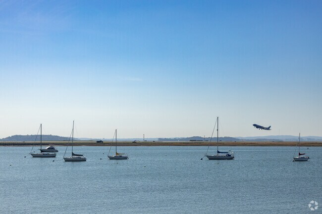 Residents of Cottage Park don't have to travel far to get to Boston Logan Airport.