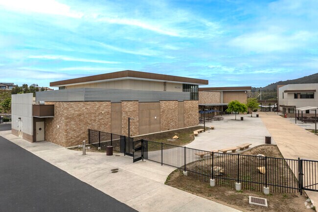 The courtyard of the Double Peak K-8 in San Marcos.