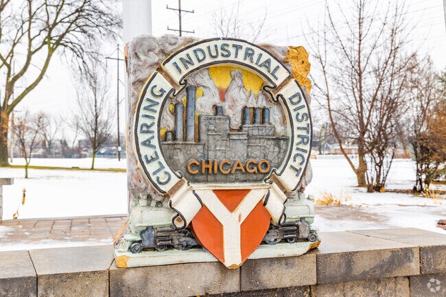 Bedford Park is part of the Clearing Industrial Disctrict.