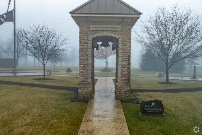 Highpoint features a historical landmark honoring veterans at Cottell Park.