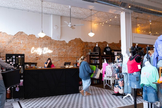 Country Charm boutique offers gifts and decor in downtown Warsaw.