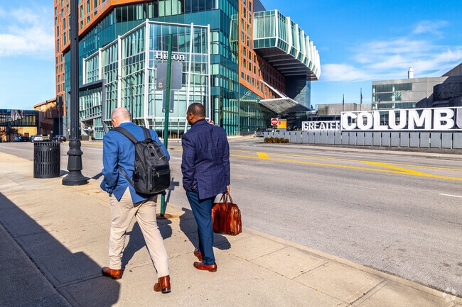 The Arena District is host to several large corporations like Nationwide Insurance.