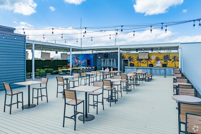 Sloop John B - Island Style Taco Bar's patio is a highlight of the restaurant.