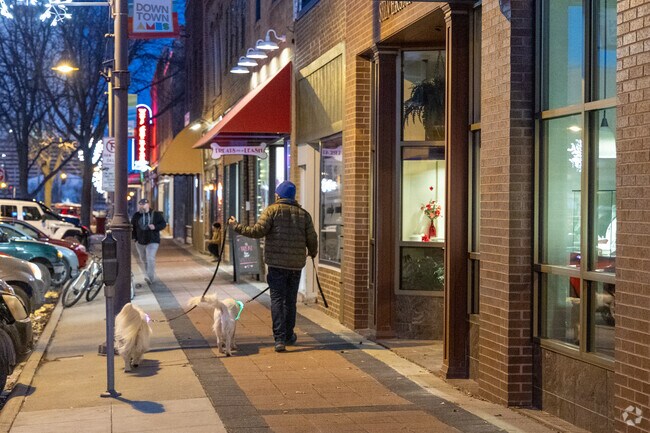 Oak-Riverside residents can enjoy an evening stroll through Ames' beautiful downtown.