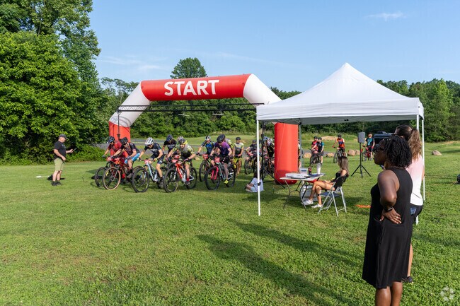 You can enjoy the awesome bike trails at Hobby Park, less than 5 miles from Union Ridge.