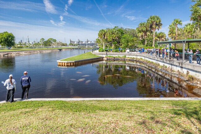 Verandah residents can view migratory manatees at nearby Manatee Park.