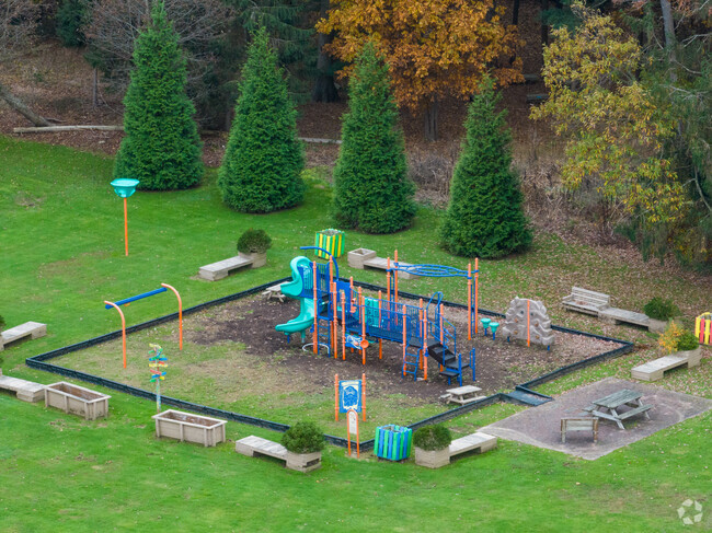 The big playground at Madonna Heights School.