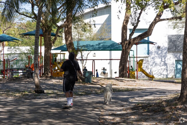 Brownsville is full of parks with long walking paths to explore on a nice day.
