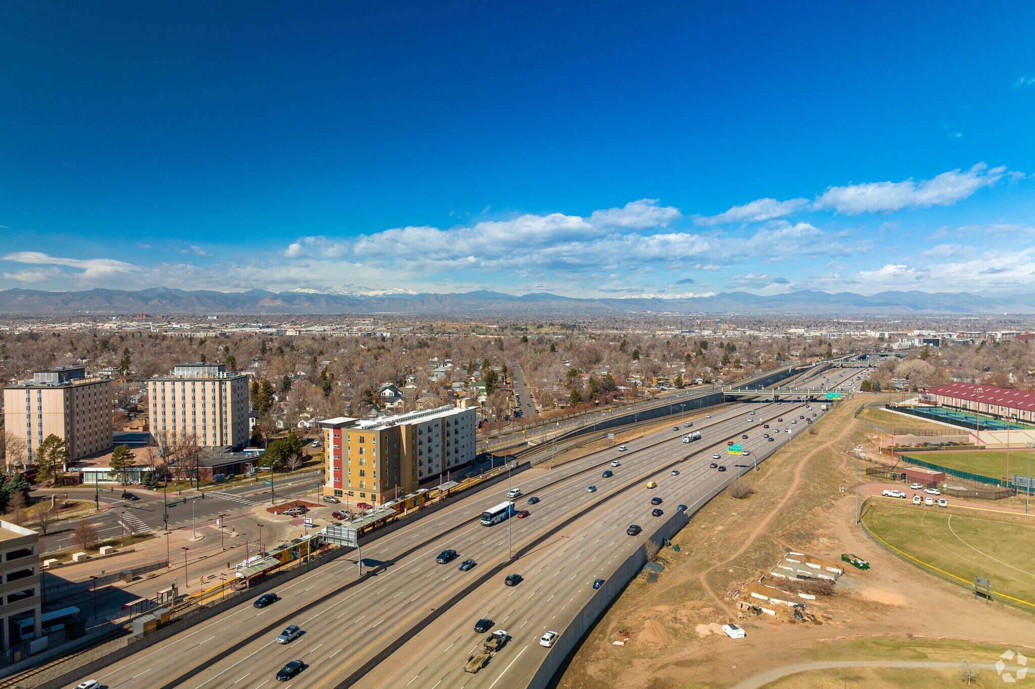 Washington Park has great access to I-25.