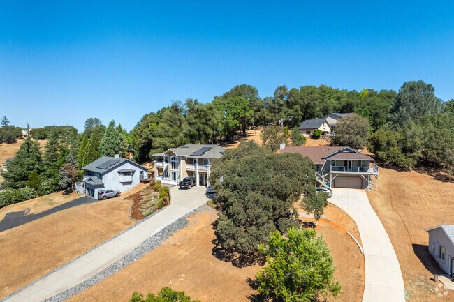 Homes in Auburn Lake Trails sit on spacious lots, with some fire risks.
