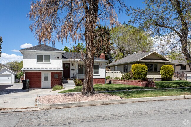 Smaller homes on small lots are common in Price.