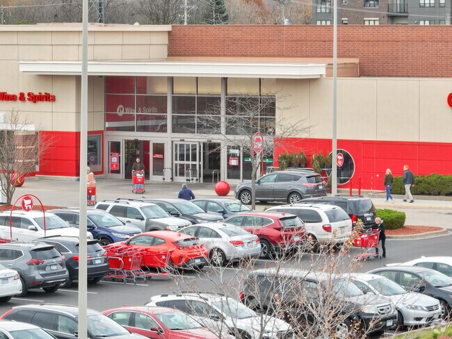 Interlachen Park is home to, and anchored by, the neighborhood Target.