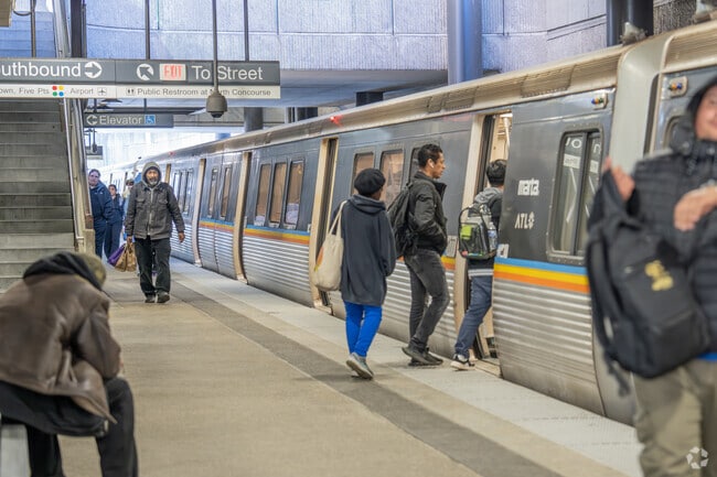 Leafmore-Creek Park Hill residents can ride the MARTA train at Lindbergh Center Station.