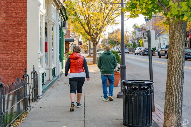 Ludlow residents enjoy taking a stroll on Elm St.