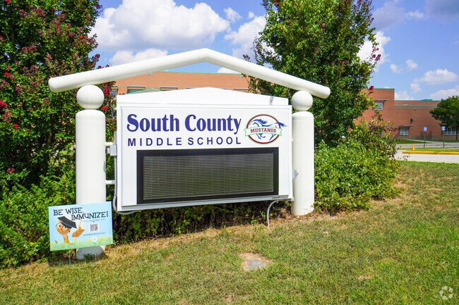 South County Middle School faithfully serves the community of Lorton.