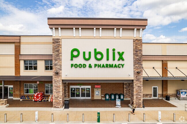 Residents of the Village of Saint James do their grocery shopping at the Publix Super Market.