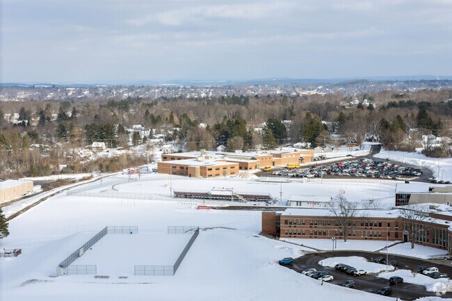 Southwestern Elementary School in Jamestown is adjacent to Southwestern High School and Southwestern Middle School.