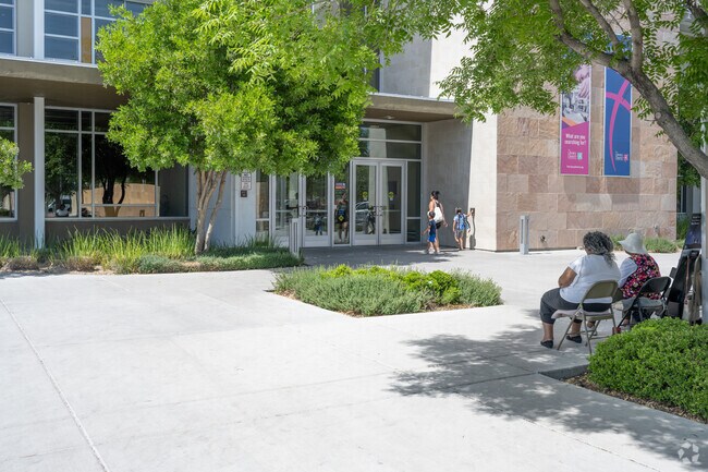 This bustling Centennial Hills Library houses nearly 110,000 volumes near Elkhorn Ranch.