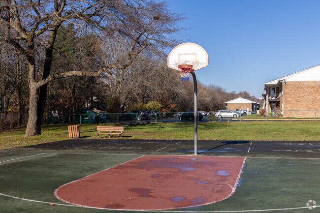 Play basketball at Wiltshire Park in East Windsor.