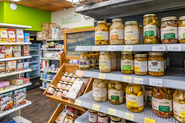 Locally sourced pickled goods from StarkFresh are a favorite of OJays Parkway citizens.