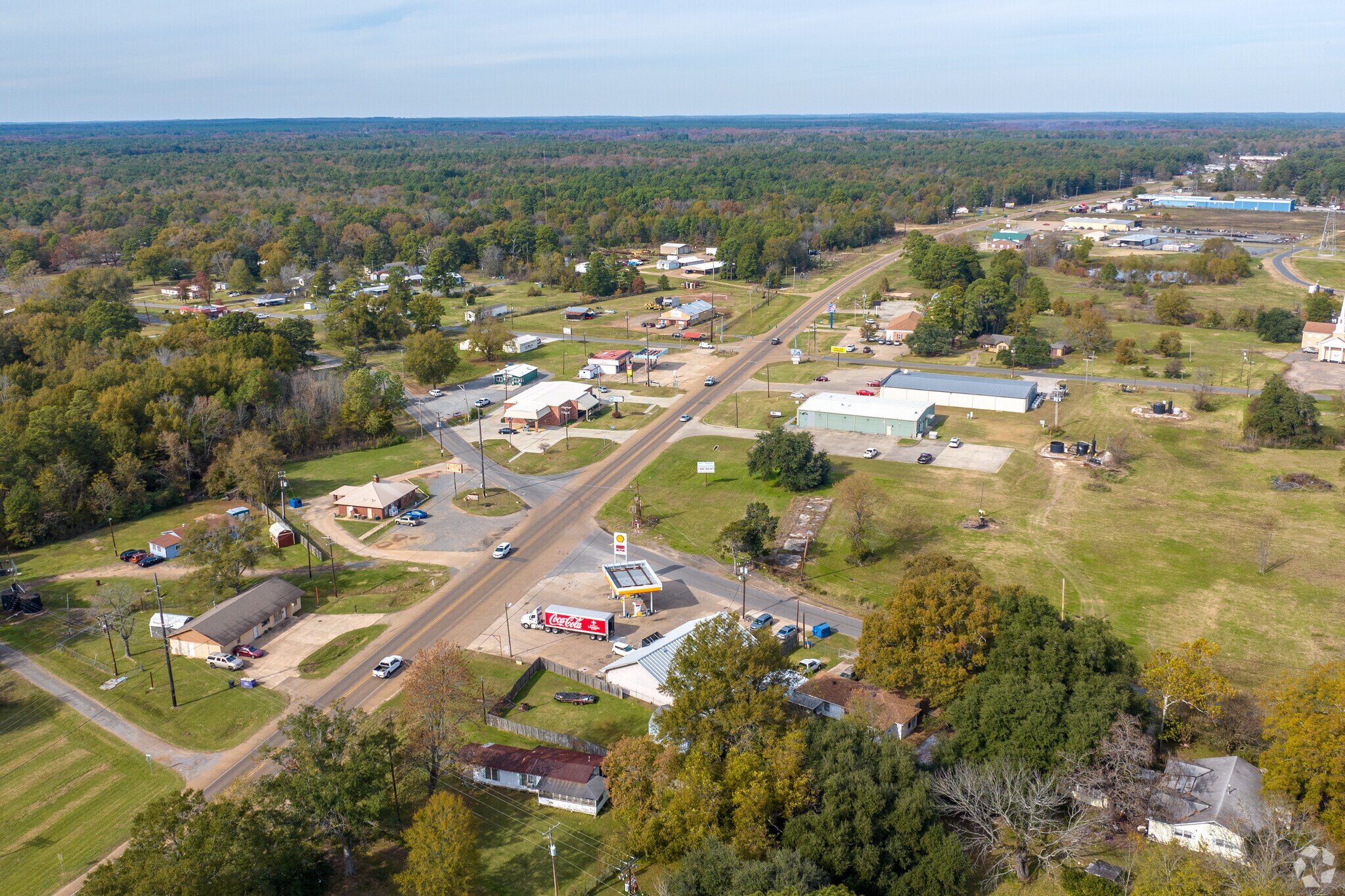 Oil City has spacious lots surrounded by trees and nature.