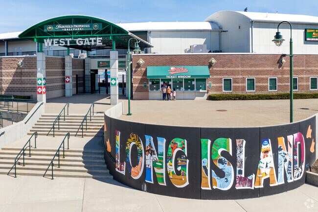 Central Islip is home to the Long Island Ducks Stadium.