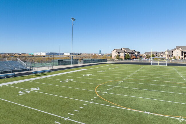 Vista Ridge Middle School boasts a top-notch football field in Acadia Park.