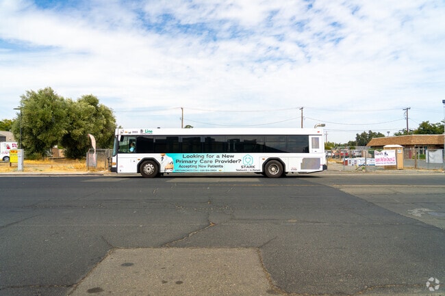 Butte Regional Transit’s B-Line bus operates 21 routes in Gridley.