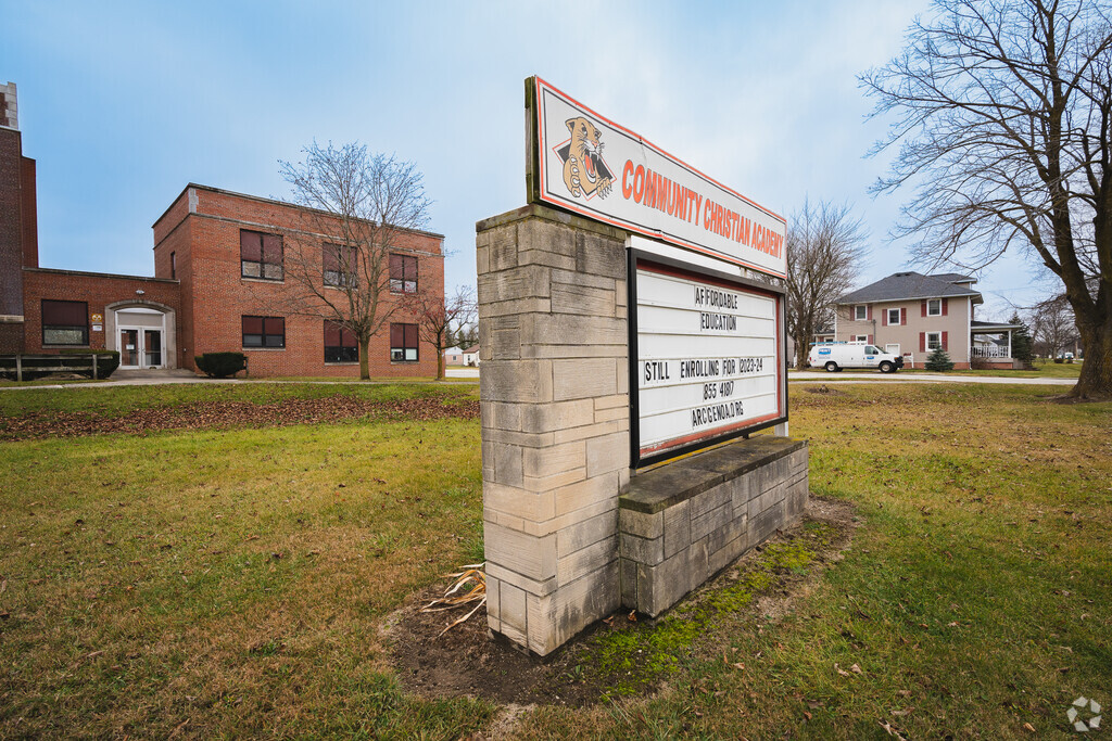 Community Christian Academy sign welcomes new students