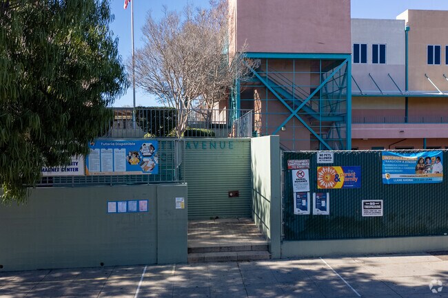 Commonwealth Avenue Elementary School entrance.