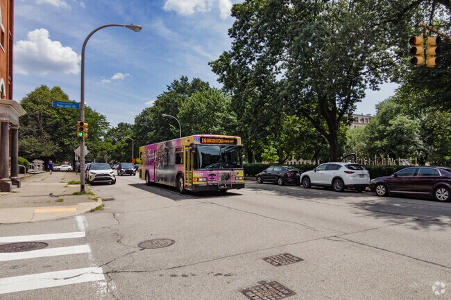 Another great way to travel in and out of Manchester is but the Port Authority bus.