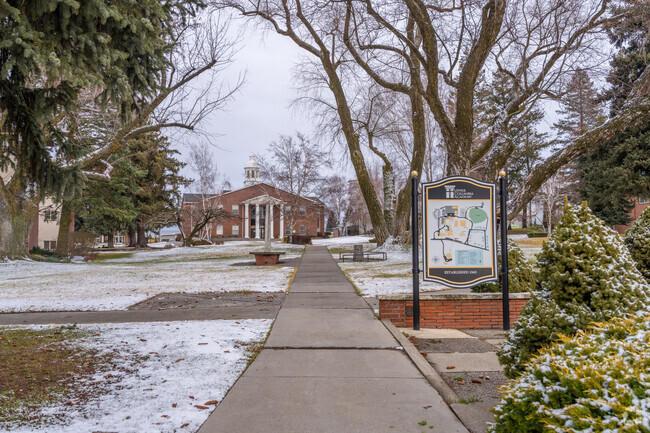 The Upper Columbia Academy has a large campus for its students.