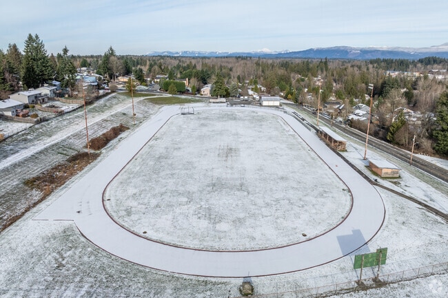 North Lake Middle School football field.