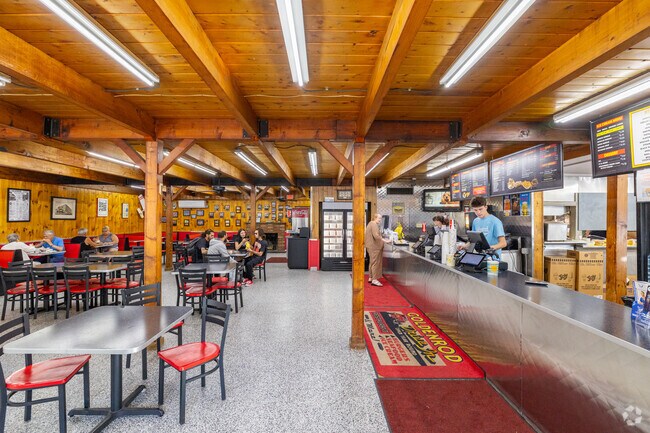 Goldenrod Restaurant in Wellington, is a 1950's styled diner known for it's fried seafood.