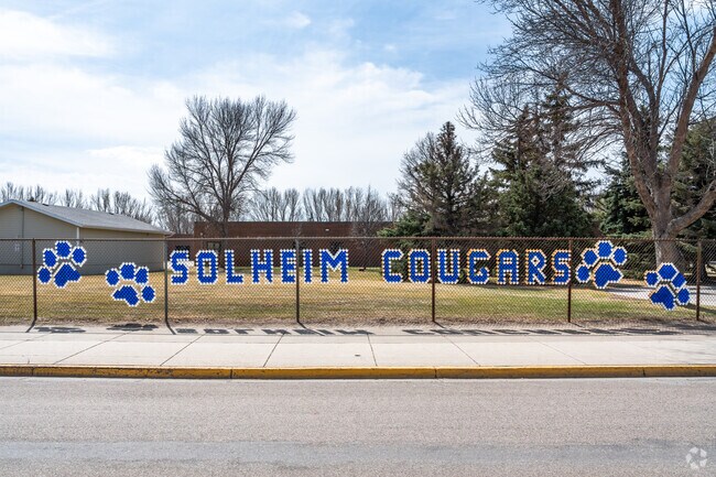 Victor Solheim Elementary School's mascot is the Cougar.