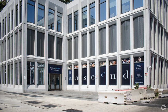 Flatbush Ascend Charter School is housed in a modern building.