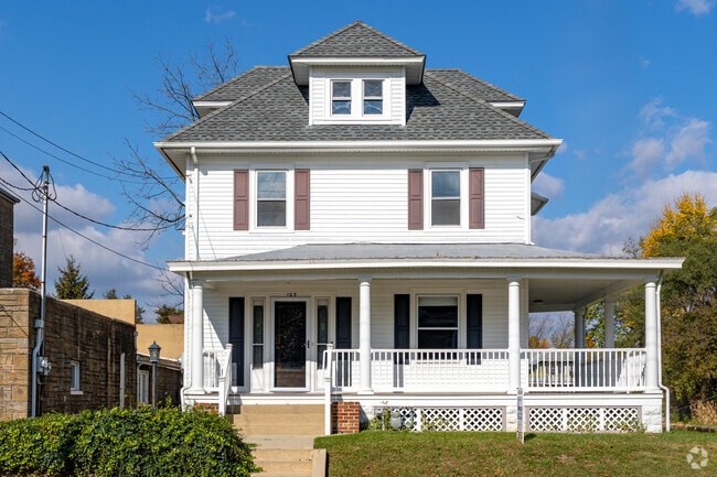 Classic colonial homes with wrap around porches are available in Pittsgrove, NJ.
