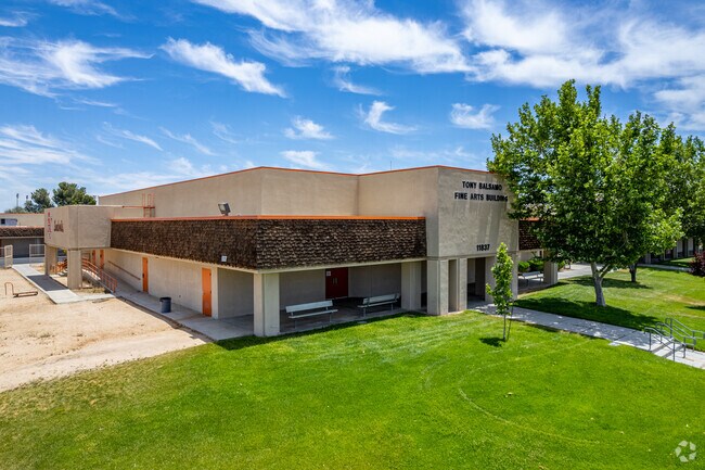 Apple Valley High School entrance.