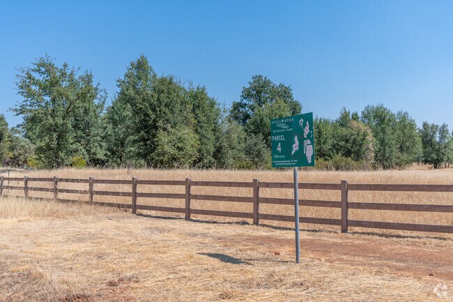 There are plots ready to build at the Stillwater Business park near Clover Creek.