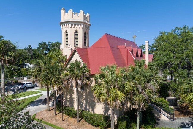 In 1977 the church began restoration for the newly named St. Michael Academy on Amelia Island.
