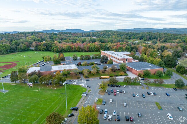 Amherst Pelham High School serves students grades 9 through 12.