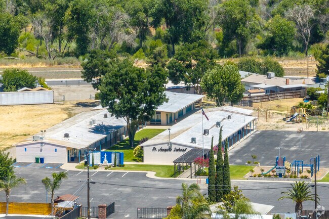 The main building at St. Joseph School in Firebaugh.