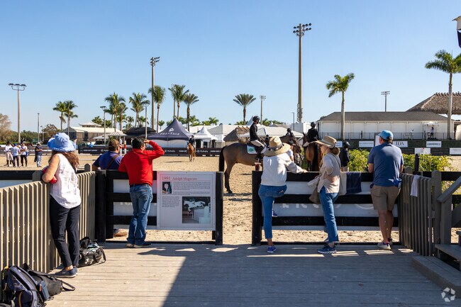 Wellington International facility is nearby Loxahatchee Groves for equestrian events.