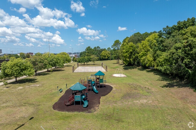 Theo McGee Park has nice amenities for the neighborhood residents.