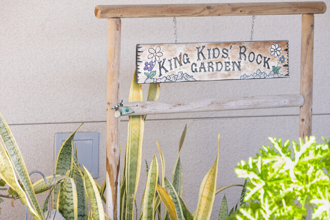 King Elementary of Cypress has a kids' garden.